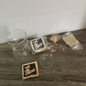 Vtg Corning The Un-Candle 5” Candle Decor